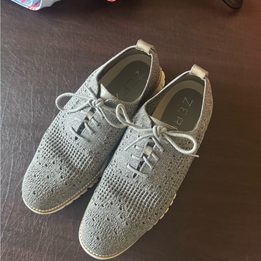 Cole Haan Gray Oxfords